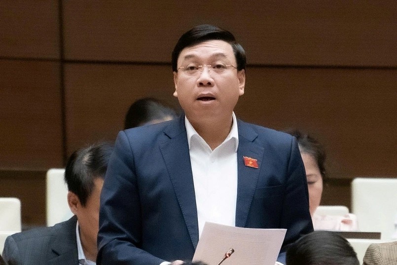 ĐBQH Nguyễn Văn Mạnh, đoàn Phú Thọ (Ảnh: Quốc hội)