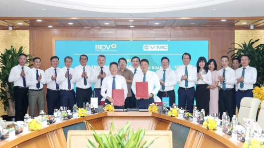 BIDV và VIMC tăng cường hợp tác, thúc đẩy phát triển hoạt động hàng hải