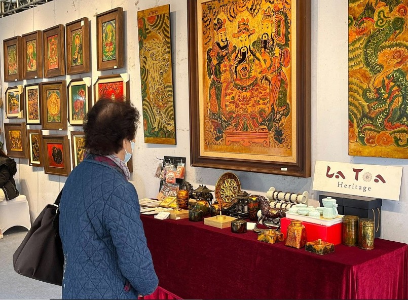 (Không gian trưng bày sản phẩm của La Toa Heritage)