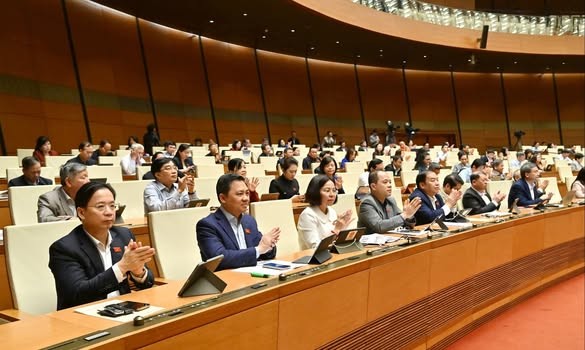 Các đại biểu tại phiên họp.