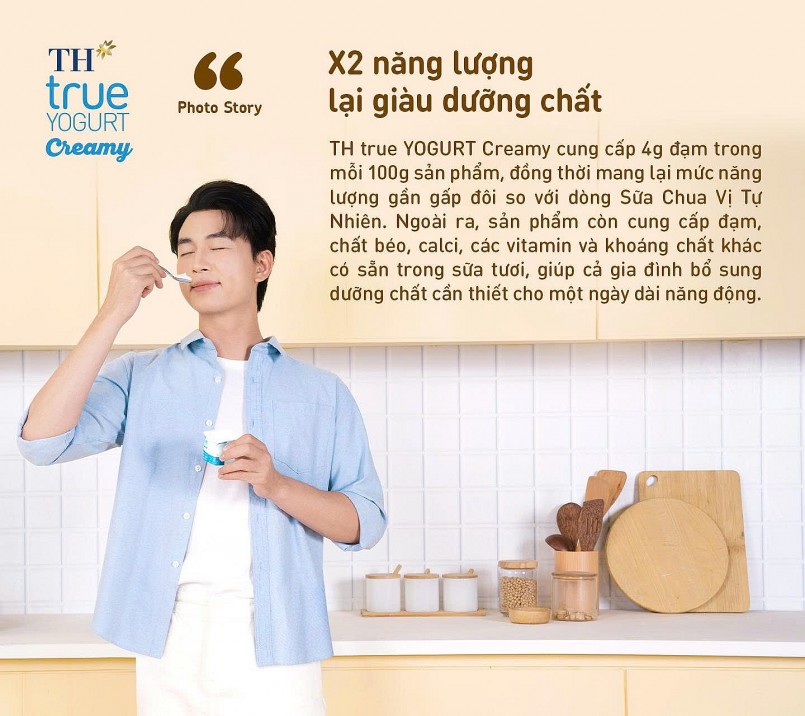 TH true YOGURT Creamy – Món tráng miệng không thể thiếu cho bữa ngon trọn vẹn
