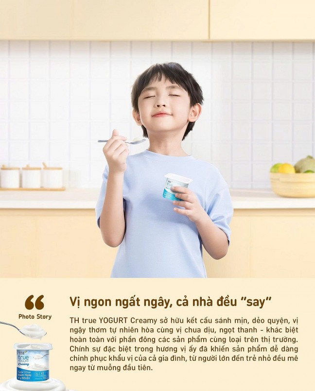 TH true YOGURT Creamy – Món tráng miệng không thể thiếu cho bữa ngon trọn vẹn