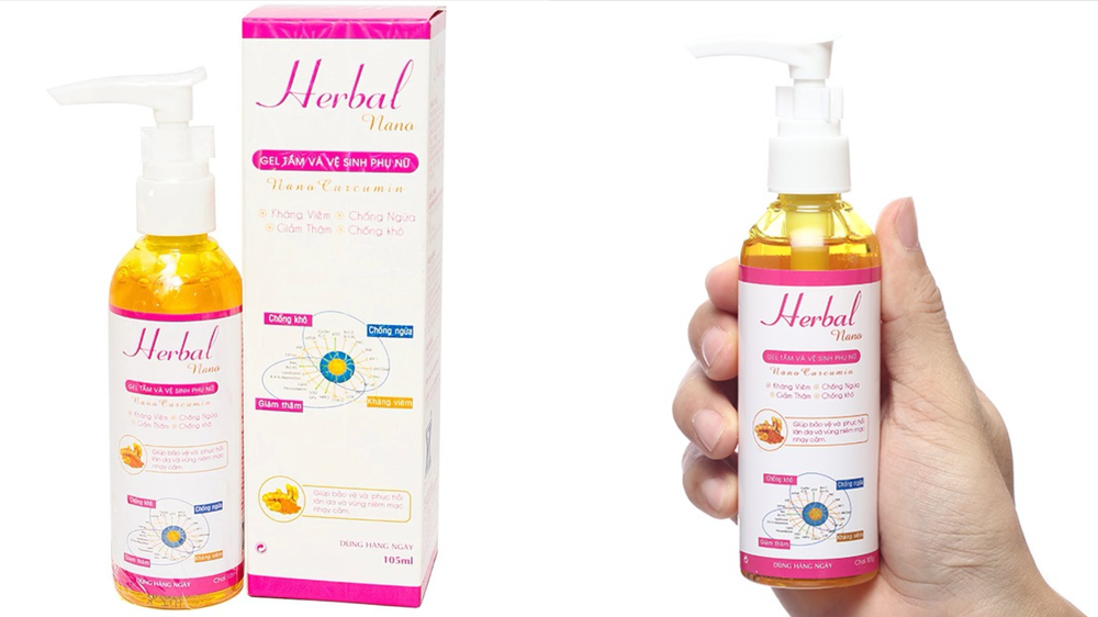 Sản phẩm Gel tắm và vệ sinh Herbal Nano bị thu hồi. Ảnh: Chụp màn hình