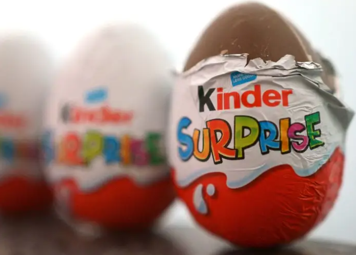 Thu hồi trứng chocolate Kinder Surprise do lo ngại nhiễm khuẩn salmonella