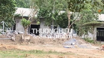 UBND Xã Hiền Ninh khẳng định đã tháo dỡ, công trình vẫn "sừng sững" trên đất rừng