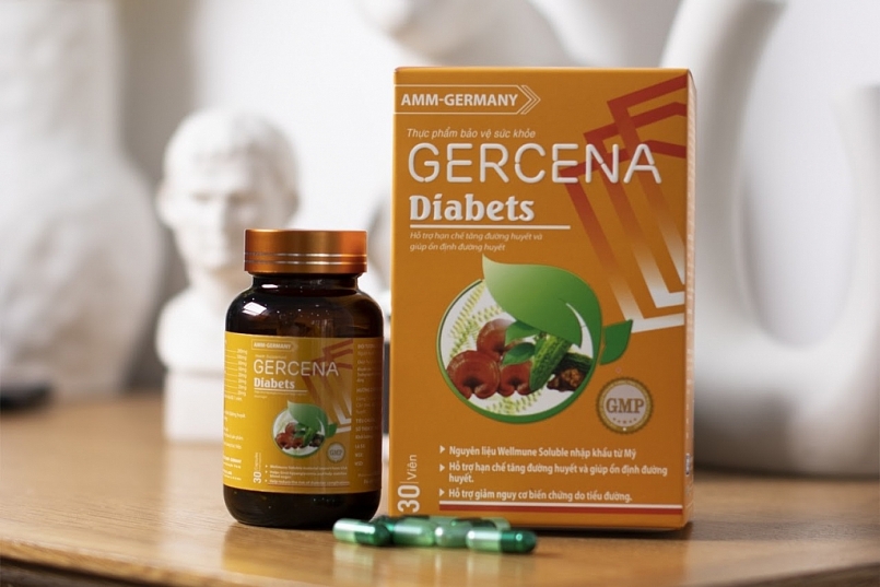 Thực phẩm bảo vệ sức khỏe Gercena Diabets - Giải pháp hoàn hảo ngăn ngừa biến chứng tiểu đường
