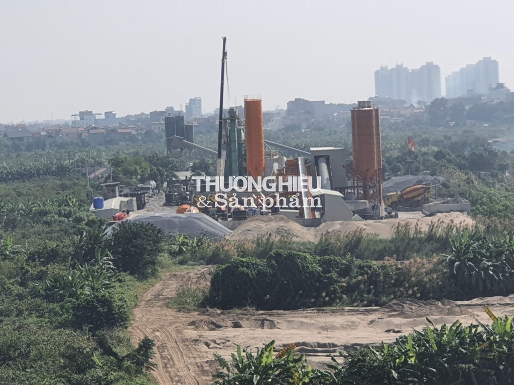 Gia Lâm (Hà Nội): Trạm trộn bê tông Việt Tiệp đang “bức tử” môi trường?