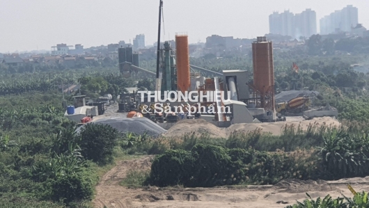 Gia Lâm (Hà Nội): Trạm trộn bê tông Việt Tiệp đang “bức tử” môi trường?