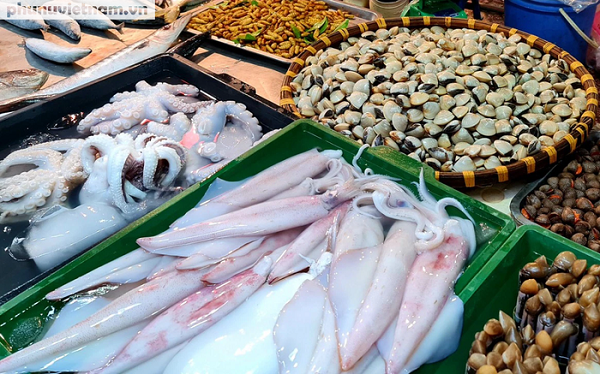 Tiêu thụ hải sản tại Trà Vinh khởi sắc
