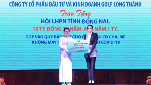 Golf Long Thành tài trợ 10 tỷ đồng cho chương trình "Mẹ đỡ đầu" tại Đồng Nai