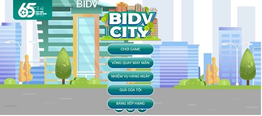 Người chơi cần vượt qua các chướng ngại vật và sưu tập icon BIDV Membership Rewards.