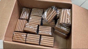 Bắt tạm giam đối tượng tàng trữ, vận chuyển 8.430 điếu xì gà không rõ nguồn gốc xuất xứ