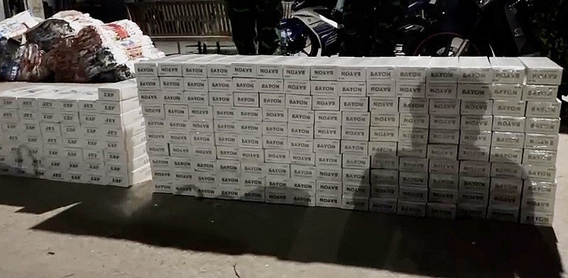 Số thuốc lá nhập lậu bị thu giữ