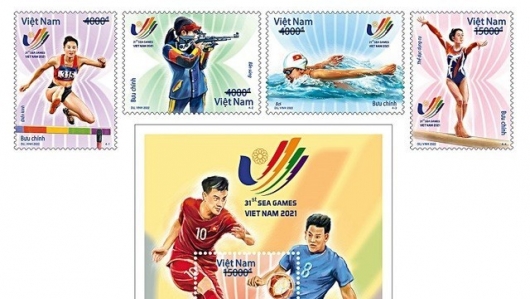 Phát hành bộ tem “Đại hội Thể thao Đông Nam Á lần thứ 31 - SEA Games 31”