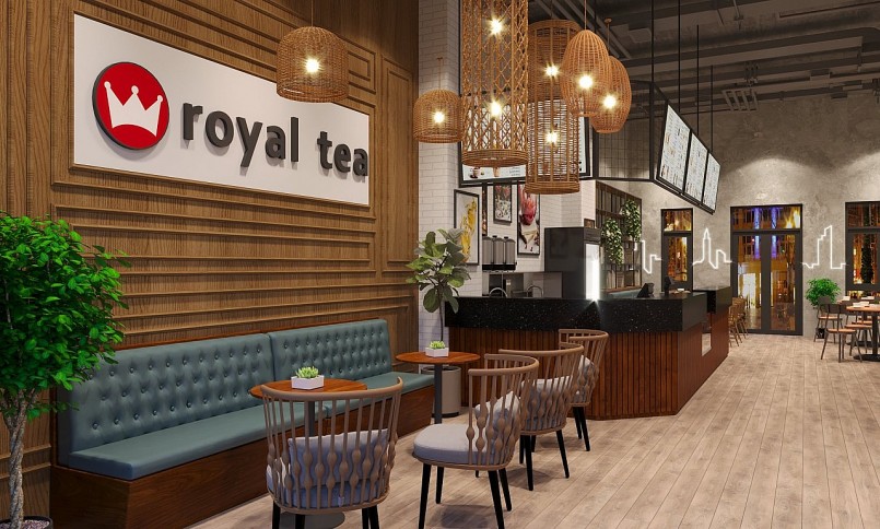 Thương hiệu Royal Tea sẽ góp mặt kinh doanh tại shophouse Danko City