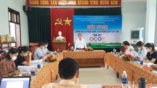 Quảng Nam có 35 sản phẩm tham gia đánh giá, phân hạng OCOP cấp tỉnh đợt I năm 2021