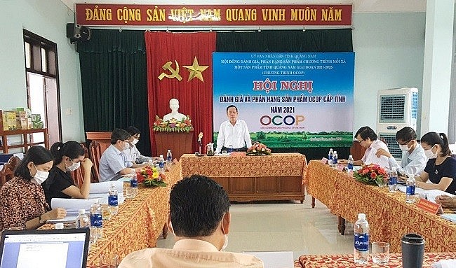 Hội nghị đánh giá và phân hạng sản phẩm OCOP tỉnh Quảng Nam năm 2021