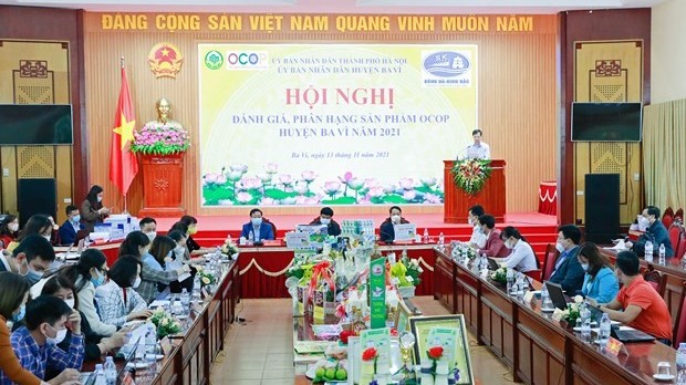 Huyện Ba Vì tổ chức Hội nghị đánh giá, phân hạng sản phẩm OCOP năm 2021