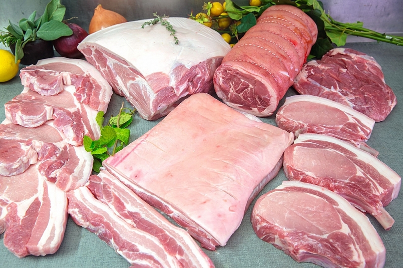 Giá thịt lợn hôm nay 1/1: Thị trường bán lẻ ổn định