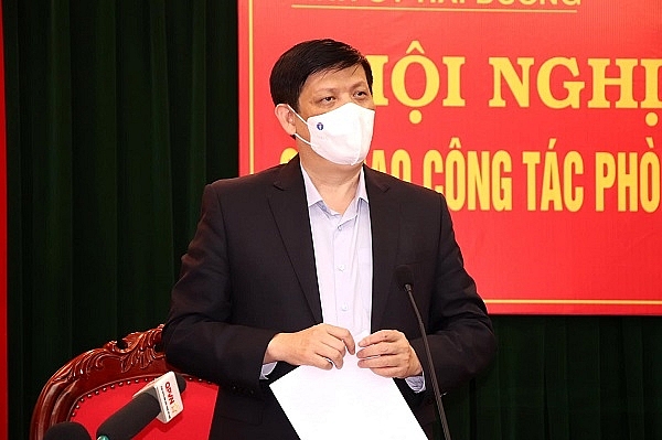 Bộ trưởng Bộ Y tế Nguyễn Thanh Long phát biểu tại Hội nghị 