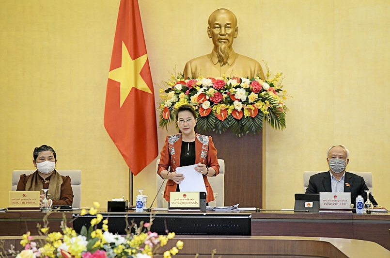 Chủ tịch Quốc hội Nguyễn Thị Kim Ngân phát biểu khai mạc Phiên họp thứ 53 