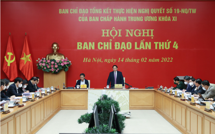 Phát biểu tại Hội nghị, Thủ tướng Phạm Minh Chính nhấn mạnh việc sửa đổi Luật Đất đai bảo đảm đồng bộ với các luật có liên quan; phù hợp với thể chế chính trị của Việt Nam - Ảnh: VGP/Nhật Bắc