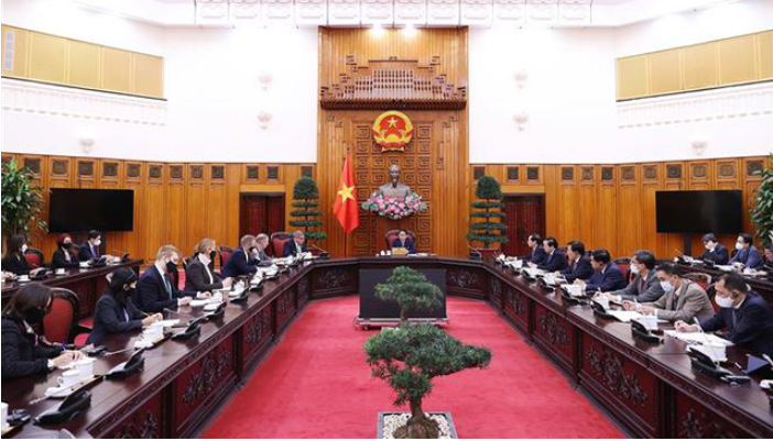Thủ tướng Phạm Minh Chính cho biết, Đảng và Nhà nước Việt Nam đã xác định ứng phó với biến đổi khí hậu là một trong những nhiệm vụ khó khăn nhưng trọng tâm, cấp bách