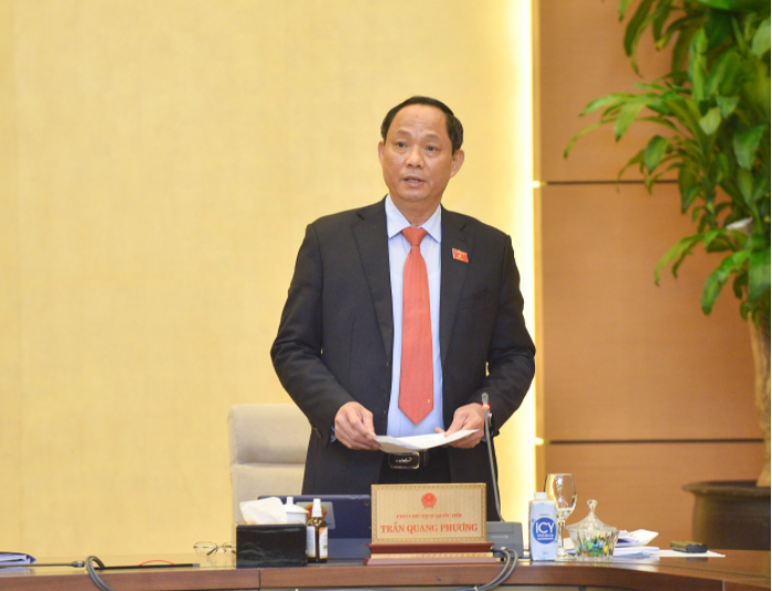 Thượng tướng Trần Quang Phương, Phó Chủ tịch Quốc hội kết luận nội dung phiên họp
