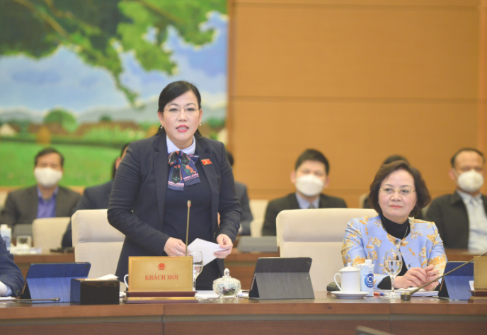 Bí thư Tỉnh uỷ Thái Nguyên Nguyễn Thanh Hải phát biểu tại phiên họp