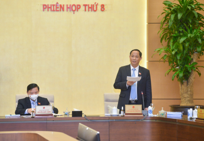 Phó Chủ tịch Quốc hội, Thượng tướng Trần Quang Phương kết luận nội dung phiên họp 