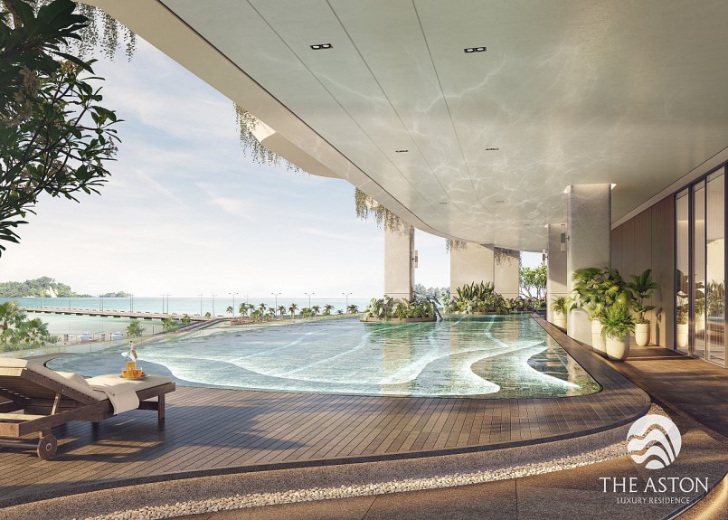 The Aston Luxury Residence là dự án hiếm hoi tại Nha Trang sở hữu 3 hồ bơi vô cực