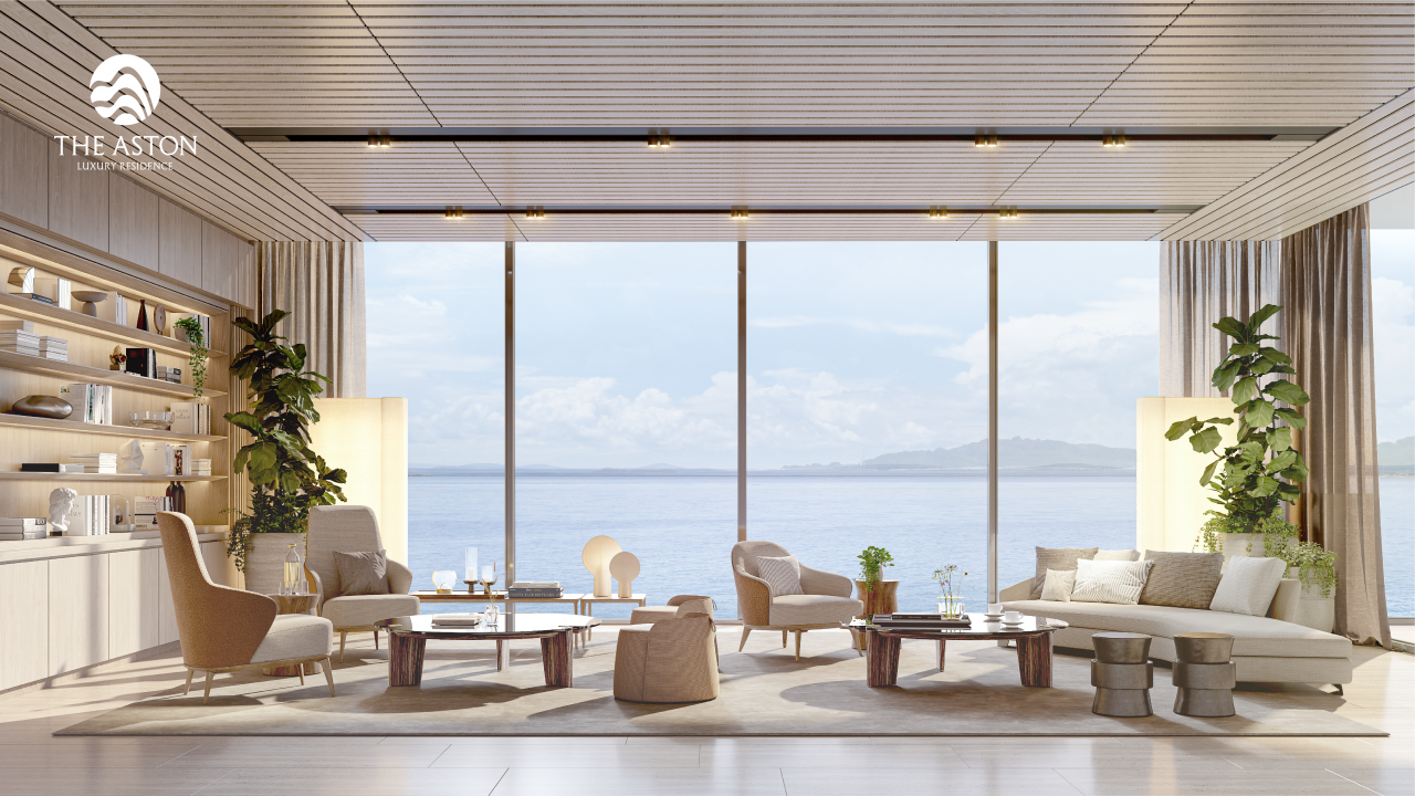 Những căn hộ tại The Aston Luxury Residence được thiết kế sang trọng với tầm nhìn “triệu đô” hướng biển