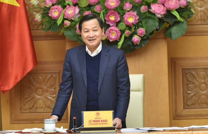 Phó Thủ tướng Lê Minh Khái: Chúng ta đã kịp thời triển khai các chính sách tài khóa để hỗ trợ người dân, doanh nghiệp, hiệu quả tác động rất rõ, được nhân dân đồng tình, ủng hộ. Ảnh VGP/Quang Thương