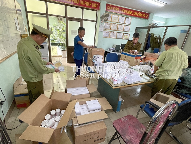 Hà Nội: Phát hiện gần 300.000 sản phẩm dược phẩm Hàn Quốc không hóa đơn, chứng từ