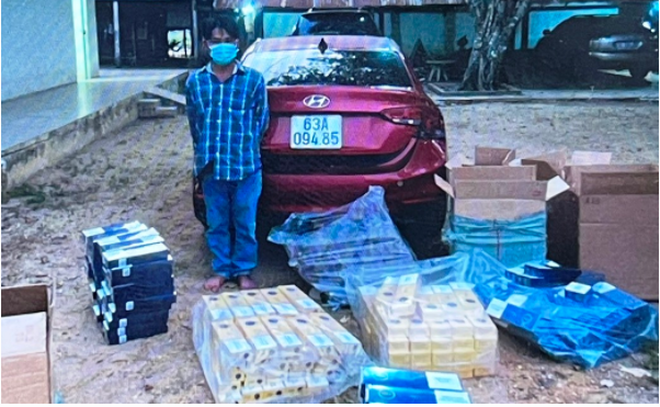 Tây Ninh: Bắt giữ 3.000 gói thuốc là điếu ngoại nhập lậu