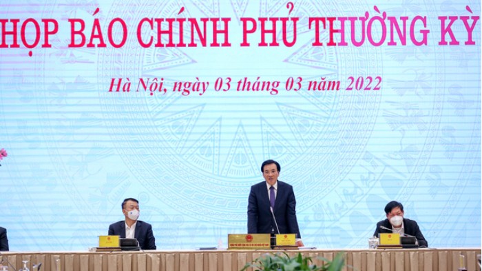 Họp báo Chính phủ thường kỳ tháng 2/2022