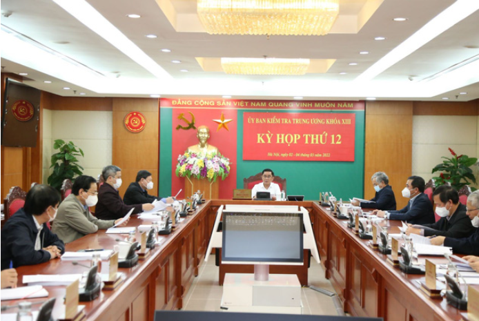 Từ ngày 02 đến ngày 04/3, tại Hà Nội, Ủy ban Kiểm tra Trung ương đã họp Kỳ thứ 12.