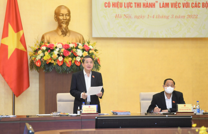 Phó Chủ tịch Quốc hội Nguyễn Đức Hải kết luận buổi làm việc