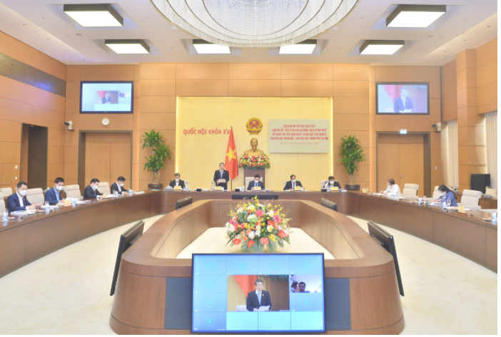 Toàn cảnh cuộc làm việc 