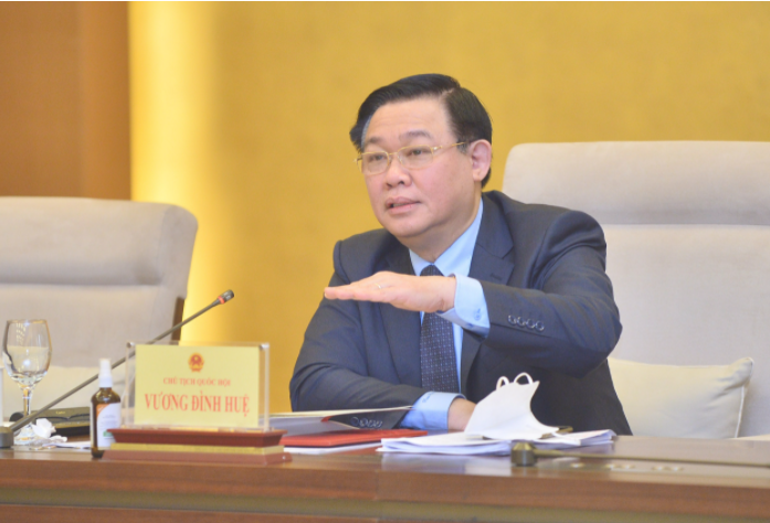 Ủy viên Bộ Chính trị, Chủ tịch Quốc hội Vương Đình Huệ gợi mở nhiều nội dung lớn, quan trọng tại cuộc làm việc giữa Đoàn Giám sát của Quốc hội với thành phố Hà Nội