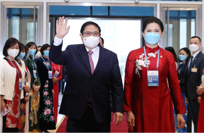 Thủ tướng Phạm Minh Chính đến dự Đại hội.