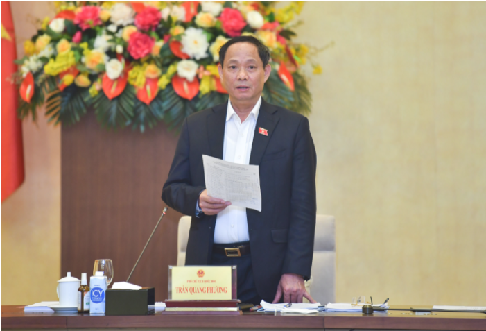 Phó Chủ tịch Quốc hội, Trưởng Đoàn Giám sát, Thượng tướng Trần Quang Phương phát biểu kết luận