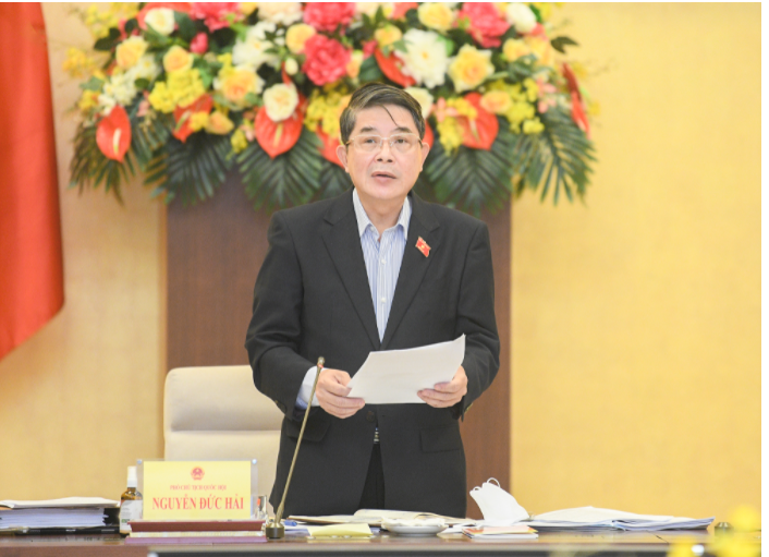 Phó Chủ tịch Quốc hội Nguyễn Đức Hải, Trưởng Đoàn giám sát đề nghị các địa phương tập trung thời gian, nhân lực, trí tuệ để hoàn thành quy hoạch Thành phố (tỉnh) thời kỳ 2021-2030, quy hoạch xây dựng vùng tỉnh, vùng huyện