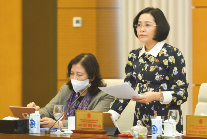 Trưởng Ban Công tác đại biểu Nguyễn Thị Thanh nêu rõ, Đoàn giám sát cần chủ động hơn nữa trong rà soát, tổng hợp thông tin về việc ban hành văn bản quy phạm pháp luật thực hành tiết kiệm chống lãng phí 