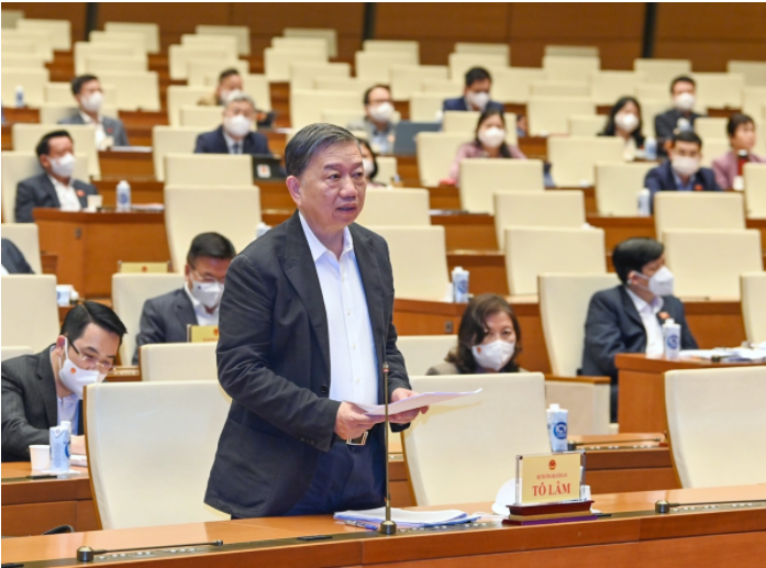 Đại tướng Tô Lâm, Bộ trưởng Bộ Công an phát biểu tại phiên chất vấn và trả lời chất vấn của Uỷ ban Thường vụ Quốc hội, Phiên họp thứ 9