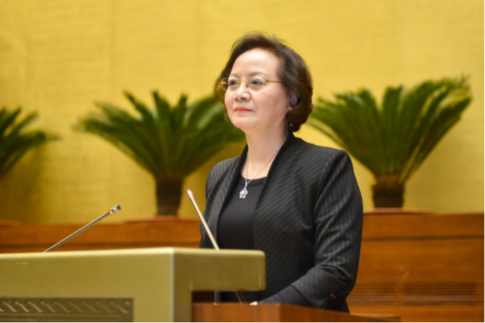 Bộ trưởng Bộ Nội vụ Phạm Thị Thanh Trà tại hội nghị