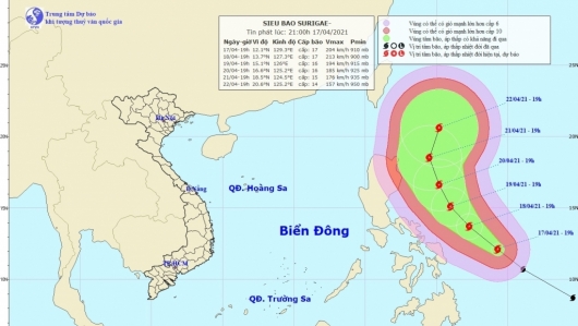 Sẵn sàng ứng phó với siêu bão SURIGA