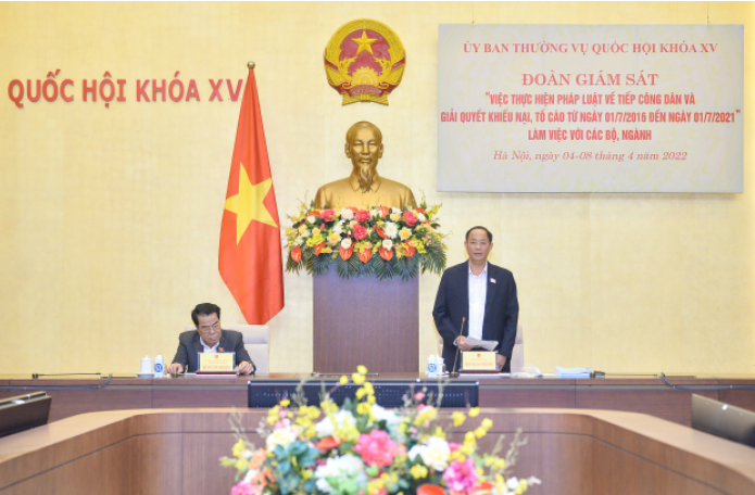 Phó Chủ tịch Quốc hội, Thượng tướng Trần Quang Phương phát biểu