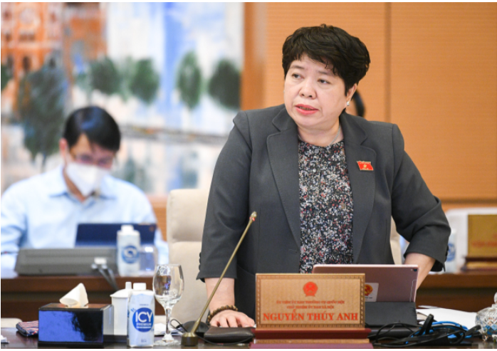 Chủ nhiệm Ủy ban Xã hội Nguyễn Thúy Anh đề nghị chưa bổ sung dự án Luật Bảo hiểm xã hội (sửa đổi) vào Chương trình xây dựng luật, pháp lệnh năm 2022