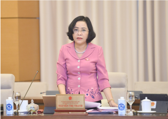 Trưởng Ban Công tác đại biểu Nguyễn Thị Thanh cho rằng, dự án Luật cần có sự thống nhất với các điều của pháp luật về phòng, chống bạo lực trẻ em, Luật Bình đẳng giới và một số luật khác.